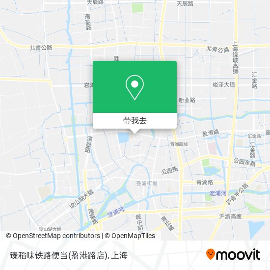 臻稻味铁路便当(盈港路店)地图
