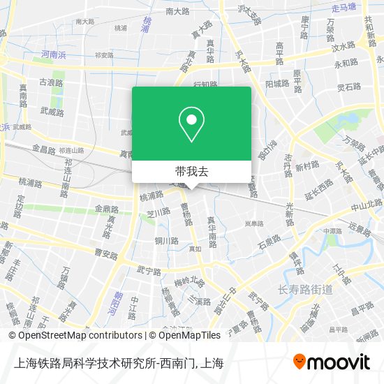 上海铁路局科学技术研究所-西南门地图
