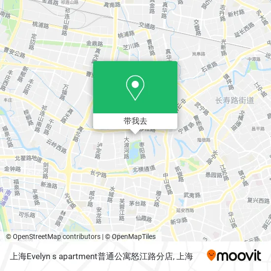 上海Evelyn s apartment普通公寓怒江路分店地图