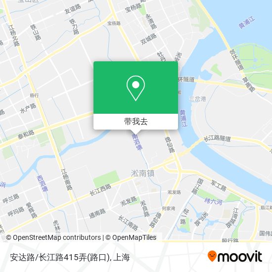 安达路/长江路415弄(路口)地图