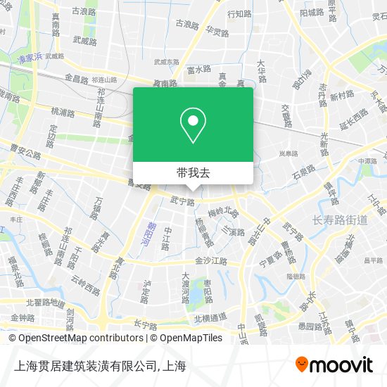 上海贯居建筑装潢有限公司地图