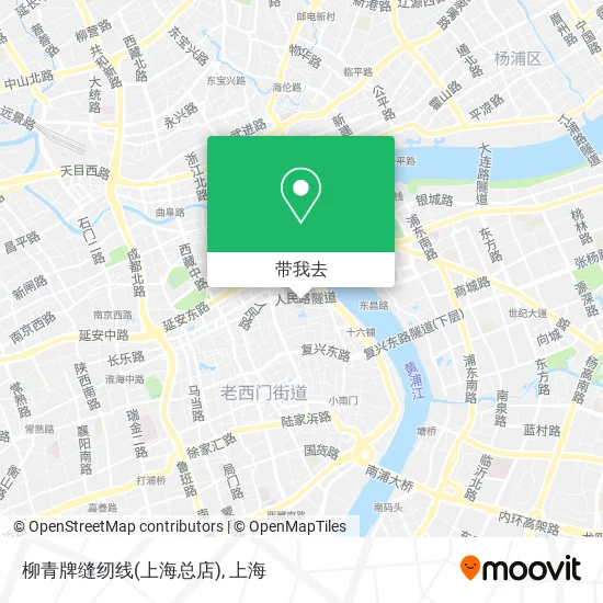 柳青牌缝纫线(上海总店)地图