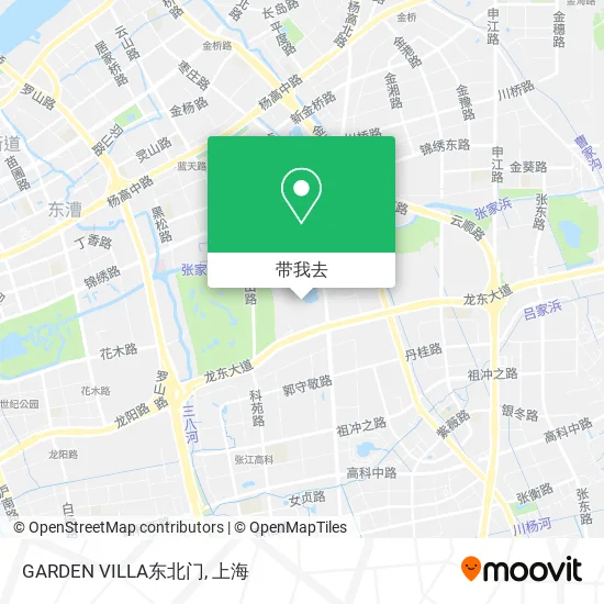GARDEN VILLA东北门地图