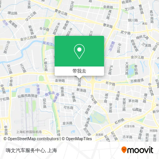 嗨文汽车服务中心地图