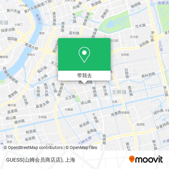 GUESS(山姆会员商店店)地图