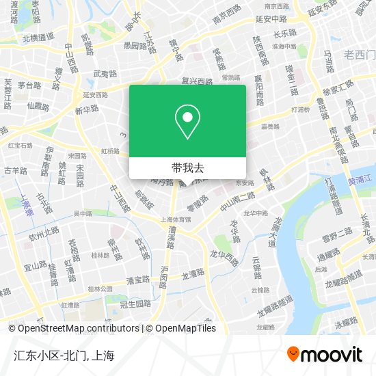 汇东小区-北门地图