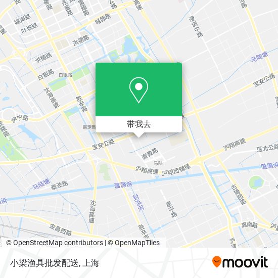 小梁渔具批发配送地图