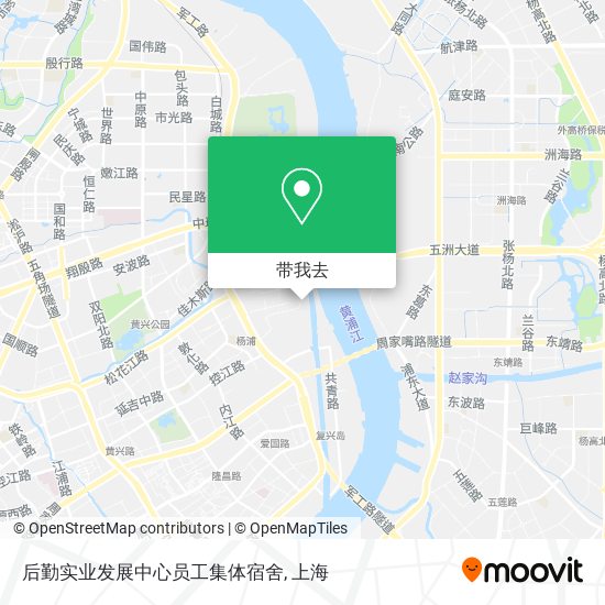 后勤实业发展中心员工集体宿舍地图