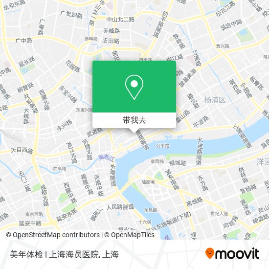 美年体检 | 上海海员医院地图