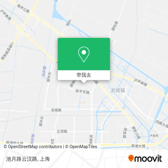 池月路云汉路地图