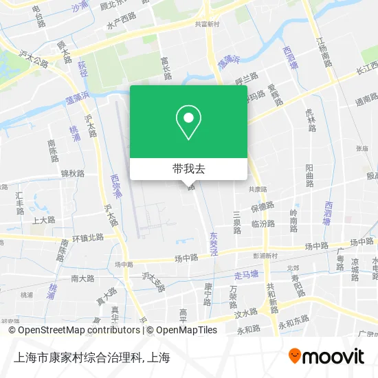 上海市康家村综合治理科地图