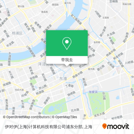 伊对伊(上海)计算机科技有限公司浦东分部地图