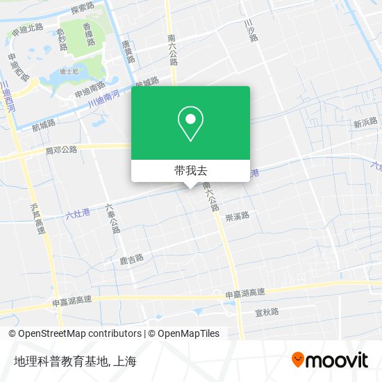 地理科普教育基地地图