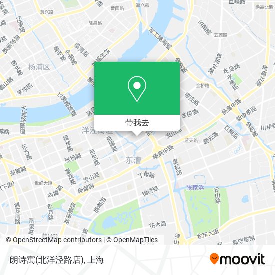 朗诗寓(北洋泾路店)地图
