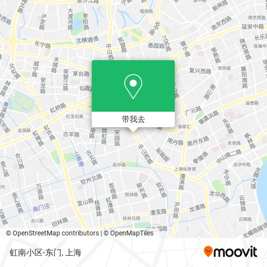 虹南小区-东门地图
