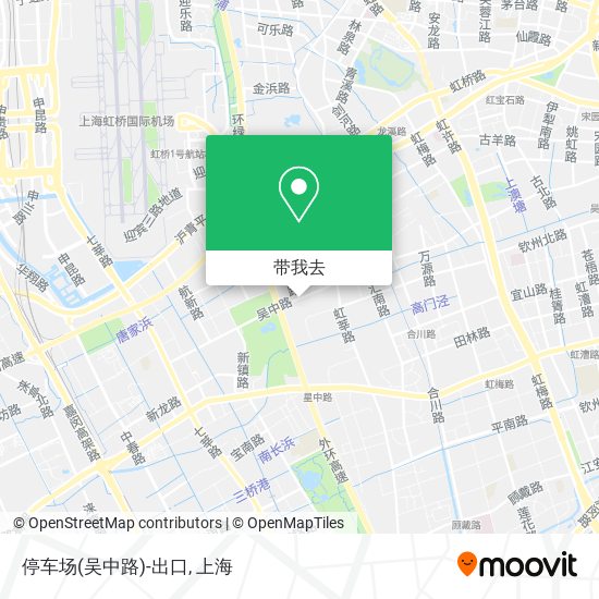 停车场(吴中路)-出口地图