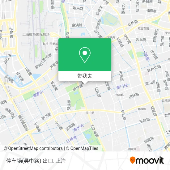 停车场(吴中路)-出口地图