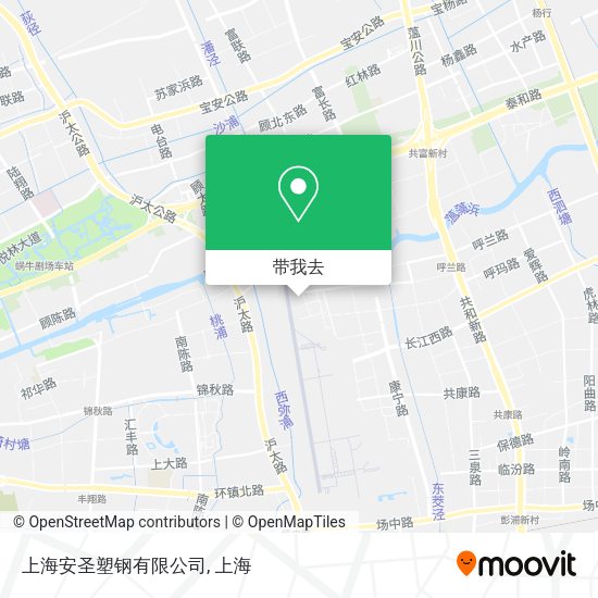 上海安圣塑钢有限公司地图