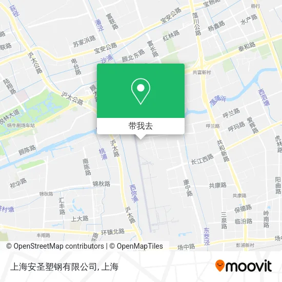 上海安圣塑钢有限公司地图