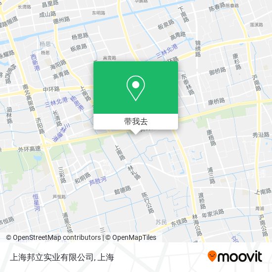 上海邦立实业有限公司地图