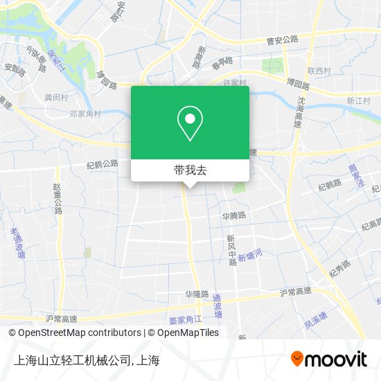 上海山立轻工机械公司地图