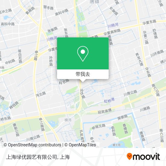 上海绿优园艺有限公司地图