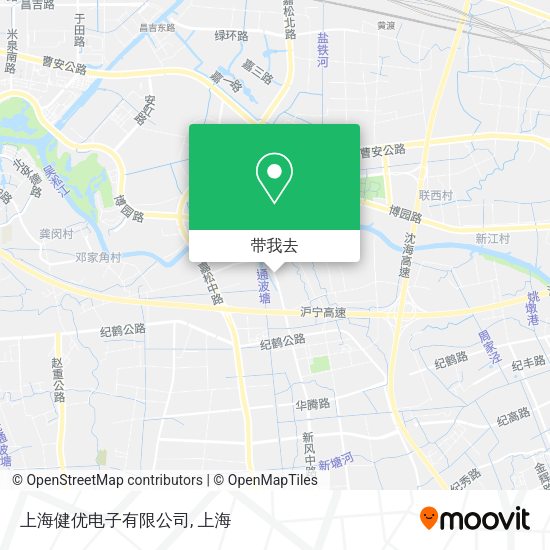 上海健优电子有限公司地图