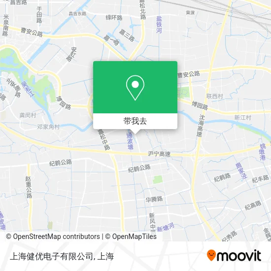 上海健优电子有限公司地图