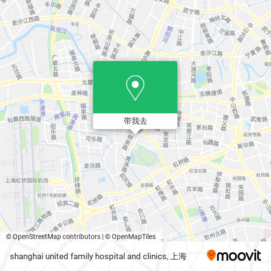 shanghai united family hospital and clinics地图