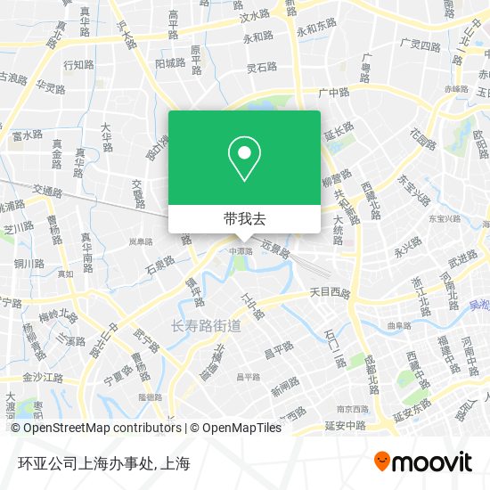 环亚公司上海办事处地图