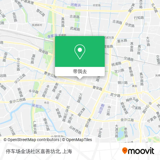 停车场金汤社区嘉善坊北地图