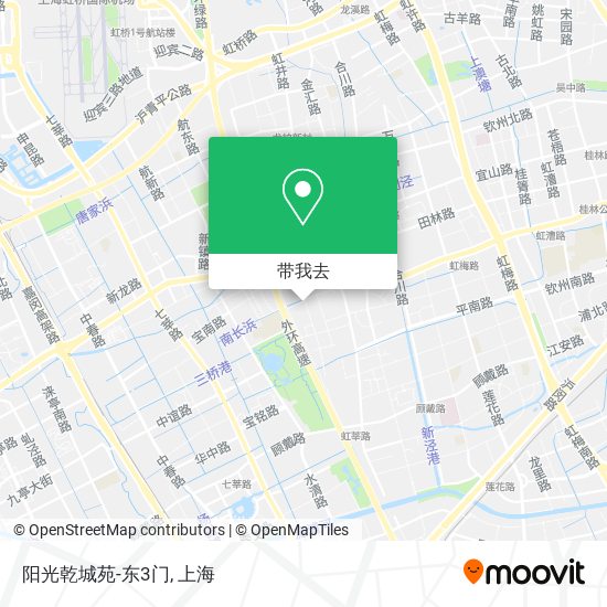 阳光乾城苑-东3门地图