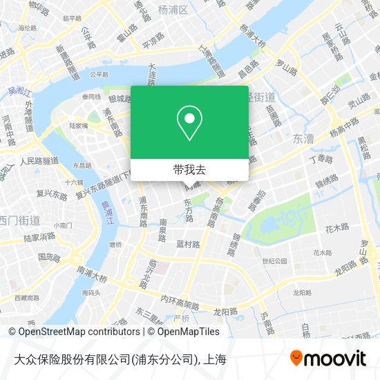 大众保险股份有限公司(浦东分公司)地图