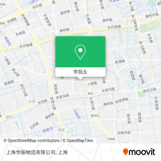 上海华振物流有限公司地图