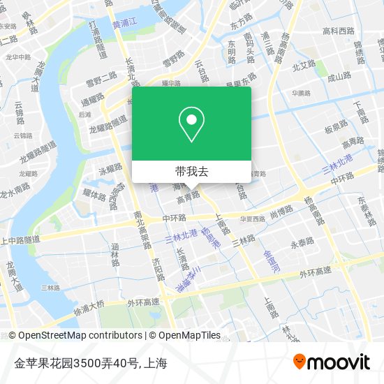 金苹果花园3500弄40号地图