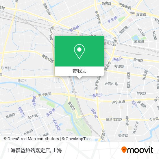 上海群益旅馆嘉定店地图