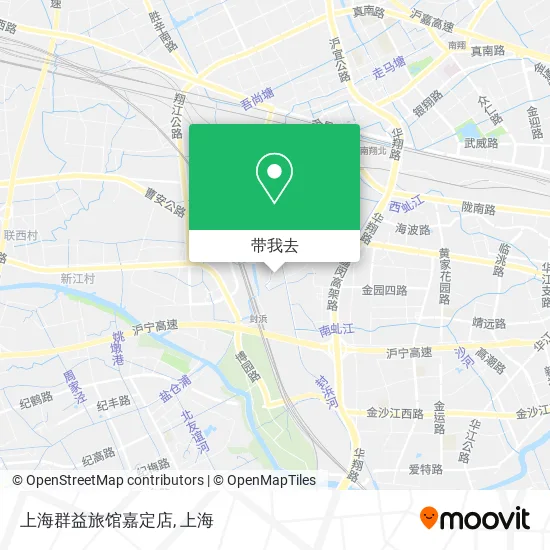 上海群益旅馆嘉定店地图