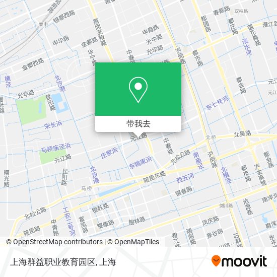 上海群益职业教育园区地图