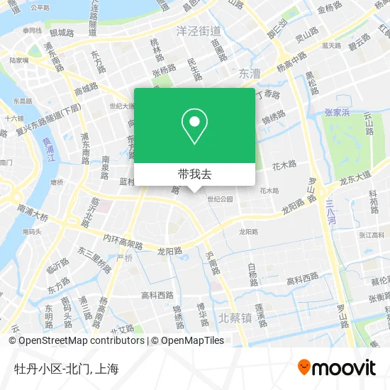 牡丹小区-北门地图