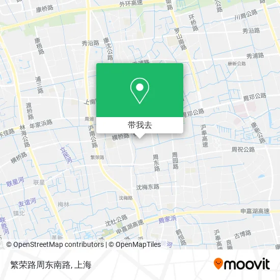 繁荣路周东南路地图