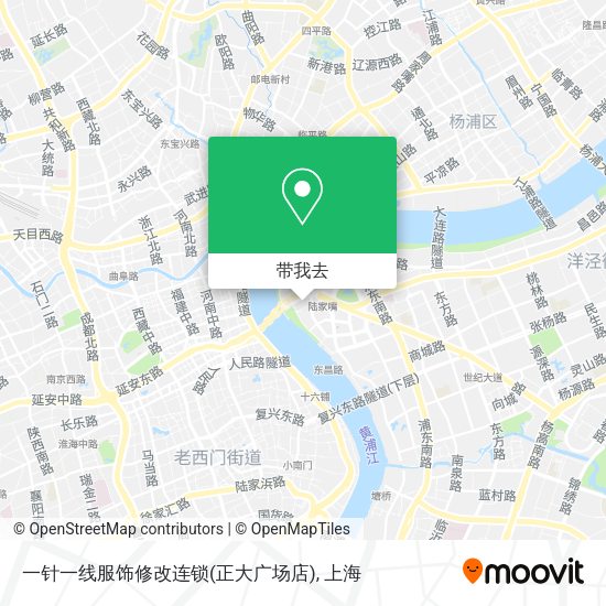 一针一线服饰修改连锁(正大广场店)地图