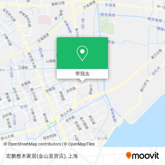 宏鹏整木家居(金山直营店)地图