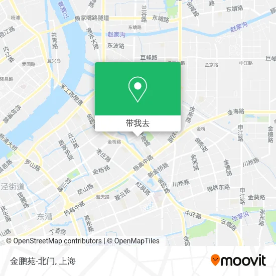 金鹏苑-北门地图