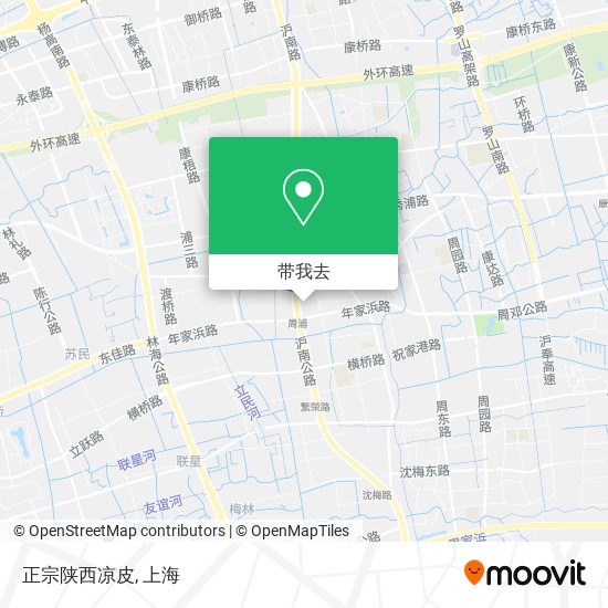 正宗陕西凉皮地图
