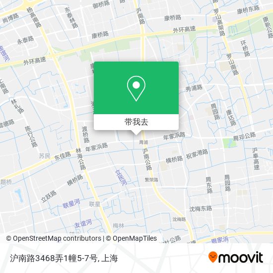 沪南路3468弄1幢5-7号地图