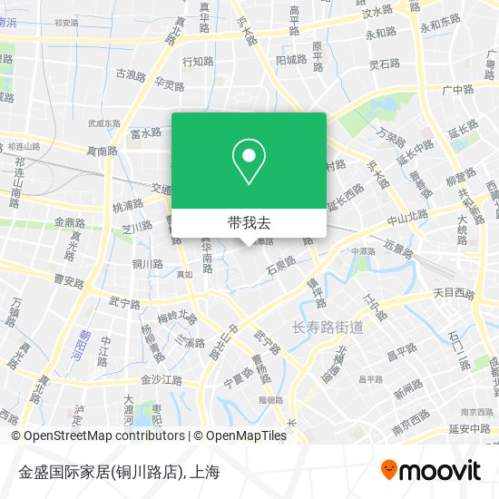 金盛国际家居(铜川路店)地图