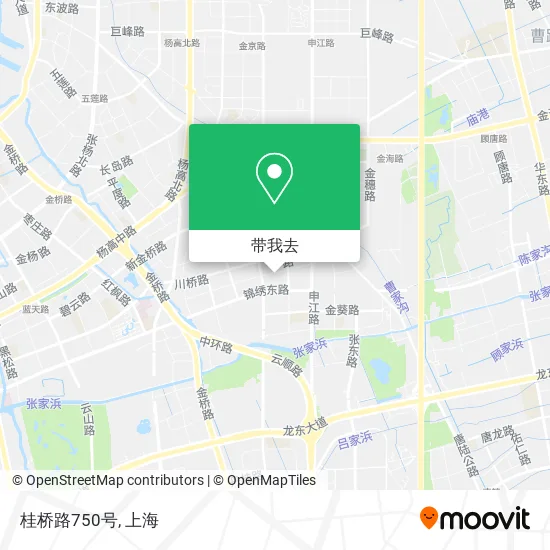 桂桥路750号地图