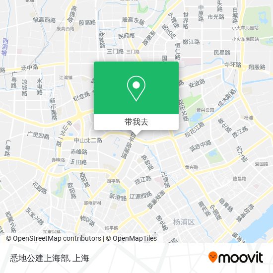 悉地公建上海部地图
