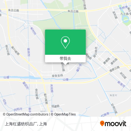 上海红盛纺织品厂地图