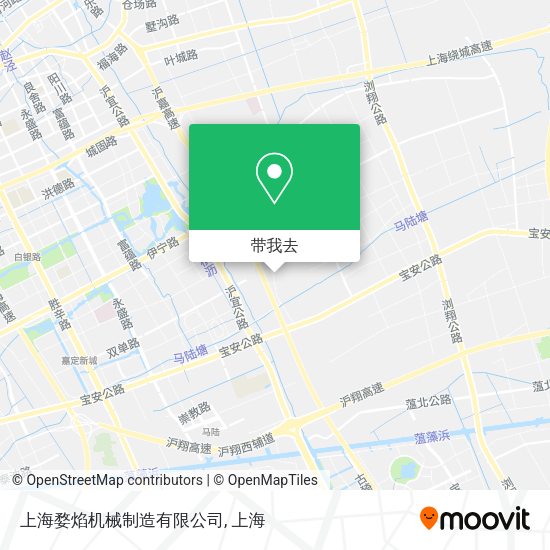 上海婺焰机械制造有限公司地图
